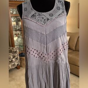 Elegant Lace and Eyelet Top Knox Rose L